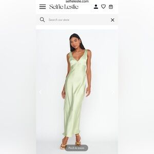 Selfie Leslie -JELENA DRAPED BACK MAXI DRESS M/L